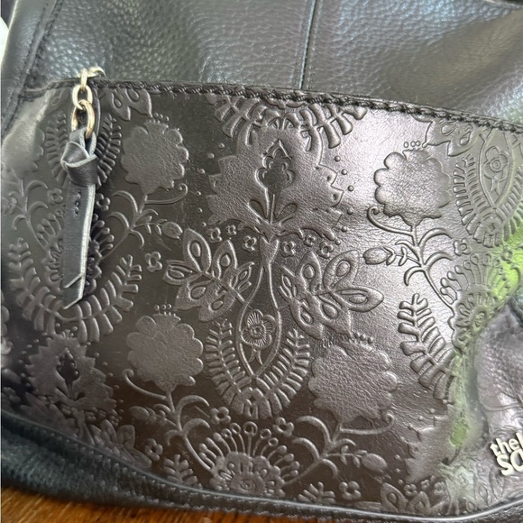 The Sak Black Leather Shoulder Bag - Picture 4 of 11